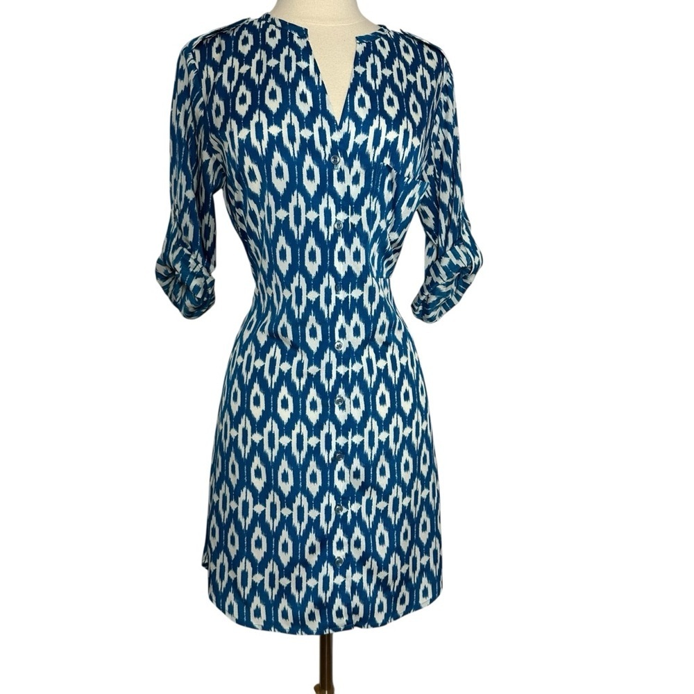 ANTHROPOLOGIE MAEVE Ikat Print Dress XS